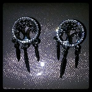 Tree of life earlobe plugs